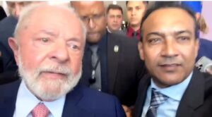Em Brasília, deputado Júnior Cascaria dialoga com o ministro das Comunicações Juscelino Filho e registra momento com o presidente Lula