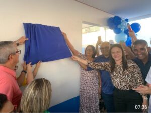 Deputada Fabiana Vilar participa de grandes inaugurações de escolas do município de Raposa