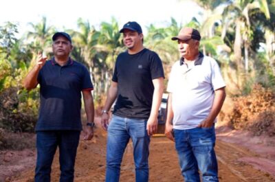 Pró-vicinais intensifica trabalho no polo Paraíso: Prefeito Luciano vistoria as obras e aprova qualidade do serviço