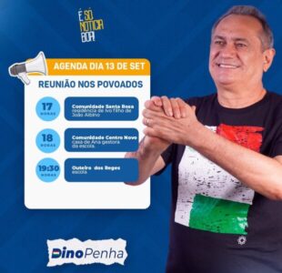 Confira a agenda do prefeito Dino Penha para esta semana