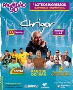 Imperdível: Cantor Chrigor fará grande show em São Luís