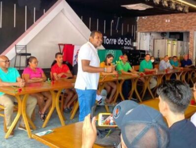 Fábio Câmara segue levando mensagem à base do PDT