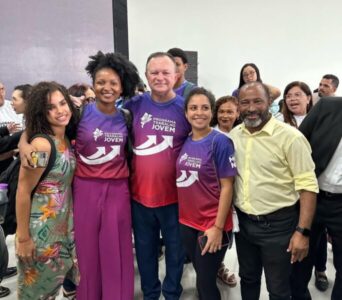 Prefeito Heliezer do povo, participa de Encontro Estadual do Programa Trabalho Jovem