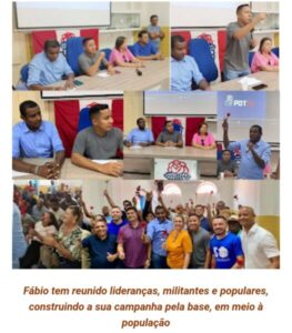 Oficializado no PDT, Fábio Câmara já é o pré-candidato mais efetivo nas ruas