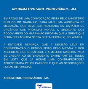Não vai ter greve!!! Sindicato adia de novo a paralisação dos ônibus…