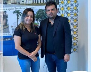 Álvaro Pires recebe visita de representante do Instituto Magnólia