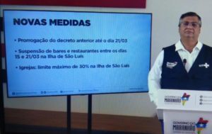 Flávio Dino decreta proibição de funcionamento de bares e restaurantes