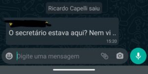 Ricardo Capelli entra mudo e sai calado de grupo do WhatsApp com jornalistas maranhenses