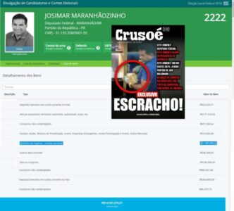 VEJA AGORA!!!! REVISTA CRUSOÉ DISTORCE FATOS E IGNORA DADOS PARA DIZER QUE DINHEIRO NA MÃO DE JOSIMAR ERA FRUTO DE DESVIO DE EMENDAS