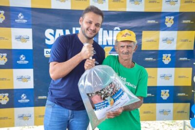 50 mil alevinos e quase 4 mil quilos de ração doados a piscicultores de Santa Inês