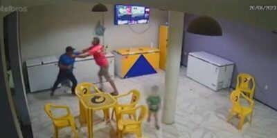 Assista! Dono de bar é morto na frente de criança por causa de som automotivo no interior do Maranhão