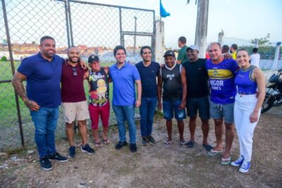 Presidente Paulo Victor e ministro do esporte André Fufuca visitam comunidades de São Luís