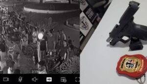 Homem que sacou arma e disparou em festa em praça pública em Vargem Grande é indiciado