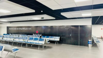 Bar da Heineken deve abrir em dezembro no Aeroporto de São Luís que ainda ganhará pizzaria e empreendimentos conhecidos nacionalmente