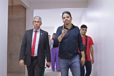 Prefeito Luciano e comissão do TJMA visitam terreno onde será construído novo prédio da instituição em Pinheiro