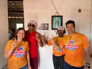 Programa “MEU BANHEIRO DIGNO” contempla residência do bairro Enseada em Pinheiro