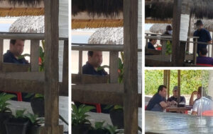 Adelmo Soares descumpre decretos e se reúne na praia sem máscara