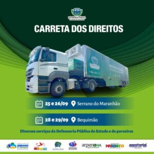 Bequimão recebe serviços da Carreta da DPE-MA nesta quinta (28) e sexta-feira (29)