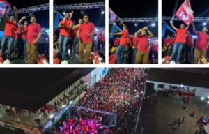 Presidente do Conass, Carlos Lula aglomera sem máscara em convenção de aliado do PT