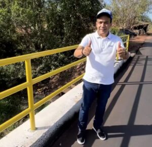 Deputado Júnior Cascaria agradece conclusão das obras da Ponte do Quebra Anzol