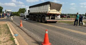 Passageira de motocicleta morre em acidente grave na BR-010 em Imperatriz