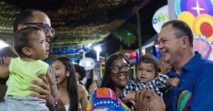 “Temos muita festa pela frente”, declara governador em visita ao Arraial do Ipem