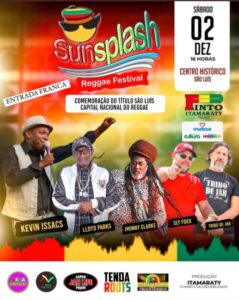 São Luís celebra título de capital do reggae no Sunsplash Festival