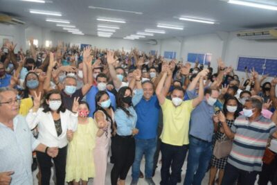 Glalbert Cutrim participa do lançamento da pré-candidatura de Tiago Carneiro a vice-prefeito de Paço do Lumiar