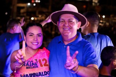 Marinaldo do Gesso arrasta uma multidão e faz o maior comício da história de Grajaú, consolidando a liderança na intenção de votos