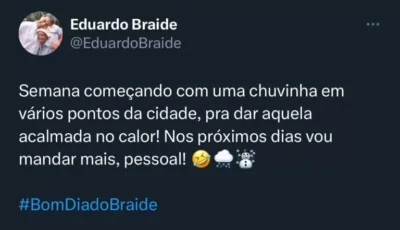 Na mira da opinião pública, Braide restringe posts antigos
