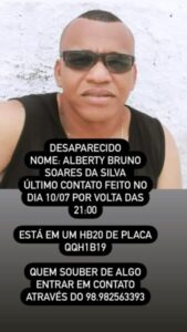 Veja Agora!!!!! Auxiliar penitenciário desaparece misteriosamente em São Luís há quase uma semana