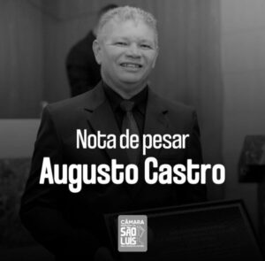 Câmara de São Luís emite nota de pesar e decreta luto pelo falecimento do servidor Augusto Castro