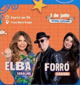 Tarcísio do Arcodeon, Mano Walter, Elba Ramalho, Barões da Pisadinha e mais artistas nacionais abrem o São João de São Luís