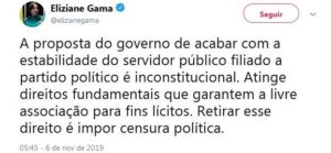 Eliziane diz que é inconstitucional proposta de Bolsonaro para o servidor…