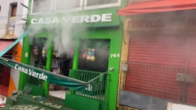 Incêndio em lojas do Centro de São Luís é controlado após 4 horas