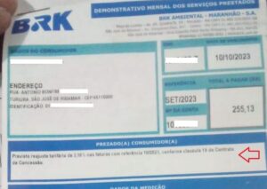 BRK anuncia aumento na tarifa de água em São José de Ribamar