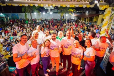 Marcus Brandão e Iracema Vale firmam apoio à pré-candidatura de Dudu Diniz em noite histórica em São José de Ribamar