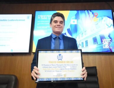 Jornalista John Cutrim é homenageado com o Título de Cidadão de São Luís
