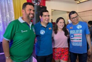 Evento eleitoral para Carlos Lula e Fábio Macedo atrai público com churrasco e bingo de R$ 1 mil