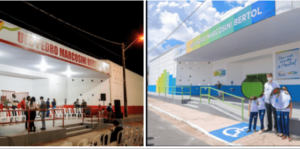 Braide usa crianças na farsa da entrega de obra de reforma já entregue por Edivaldo em escola no Jaracati