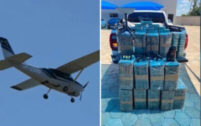 VÍDEOS! Avião com 400kg de drogas invade fazenda do cantor Leonardo; duas pessoas morreram