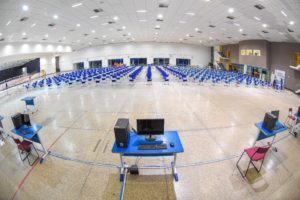 Novo centro de vacinação é instalado na UFMA, em São Luís