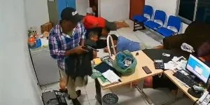 Assaltante faz reféns e leva dinheiro de escritório de supermercado em Caxias