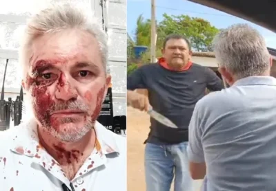ASSISTA! Vereador esfaqueia jornalista no interior do Piauí