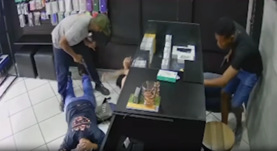 VÍDEO! Assaltantes armados roubam 50 aparelhos eletrônicos de loja na Cohab, em São Luís