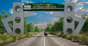 Esperantinópolis: portal de R$ 600 mil desaba logo após inauguração