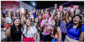 Mais de 3 mil mulheres participam de evento em apoio à Fernando Pessoa