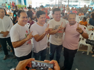 Veja Agora: Felipe Camarão prestigia evento na baixada maranhense e se reúne com lideranças políticas em Pinheiro…