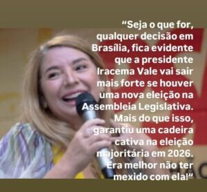 A frase do dia é… Sobre Iracema Vale