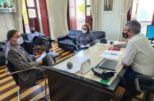 Júnior Verde visita corregedor-geral da Justiça